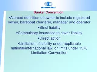 Bunker Convention