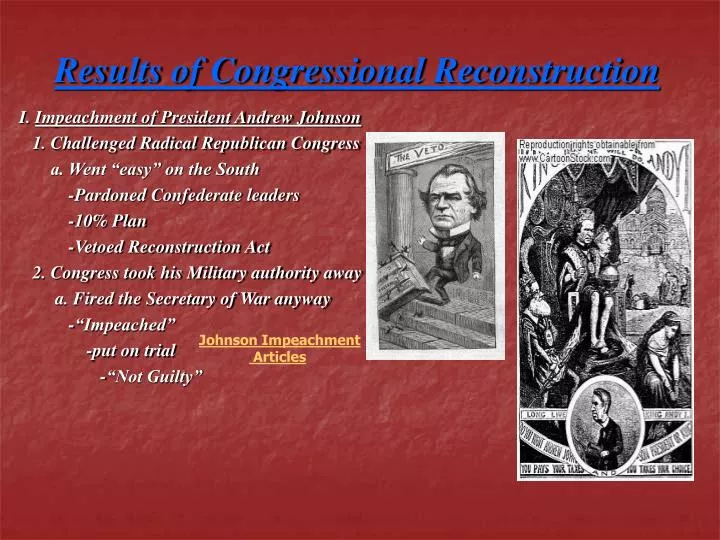 results of congressional reconstruction