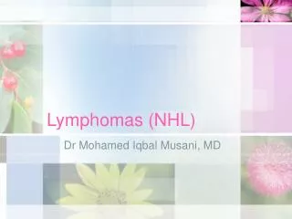 Lymphomas (NHL)