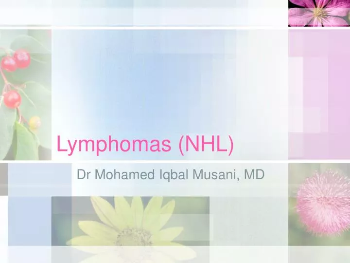 lymphomas nhl