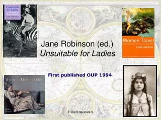 Jane Robinson (ed.) Unsuitable for Ladies