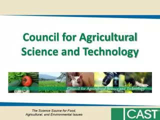 Council for Agricultural Science and Technology