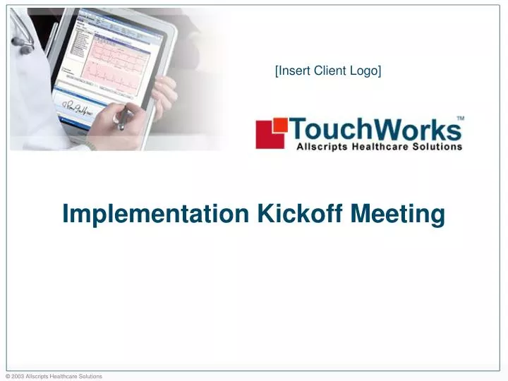 implementation kickoff meeting