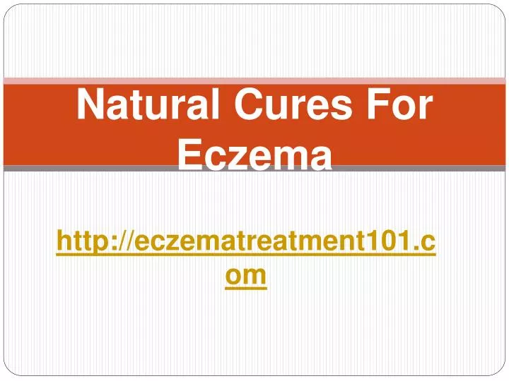 natural cures for eczema