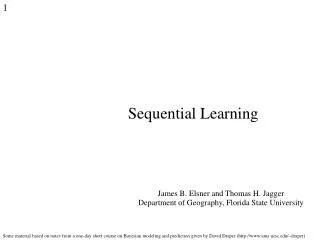 Sequential Learning