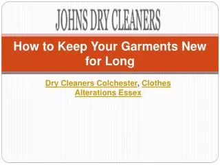 How to Keep Your Garments New for Long
