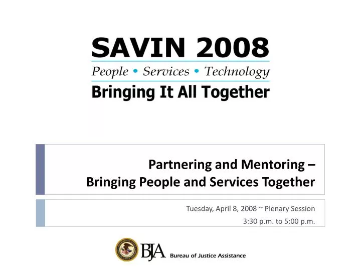 partnering and mentoring bringing people and services together