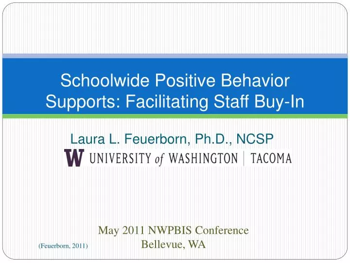 schoolwide positive behavior supports facilitating staff buy in