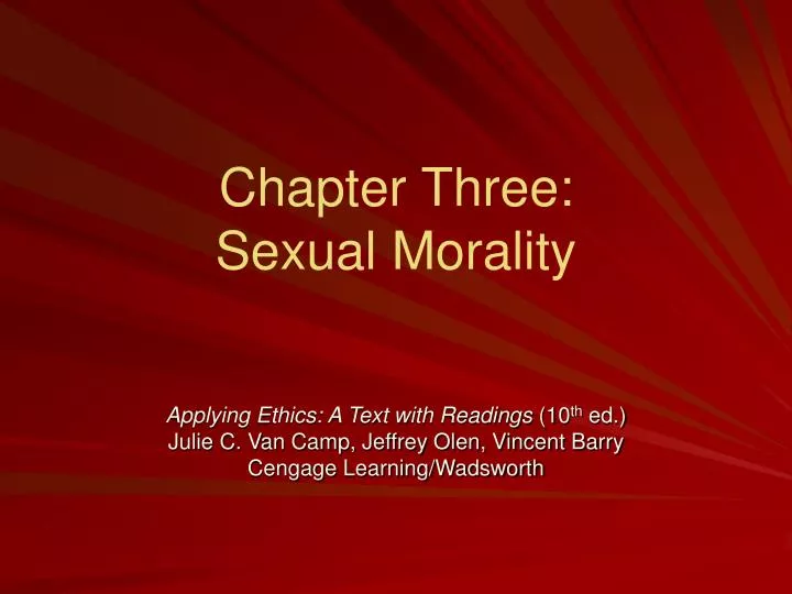 chapter three sexual morality