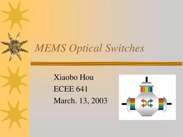 mems optical switches