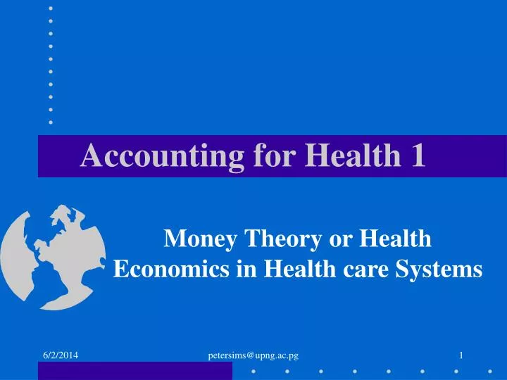 accounting for health 1
