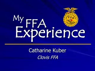 Catharine Kuber Clovis FFA