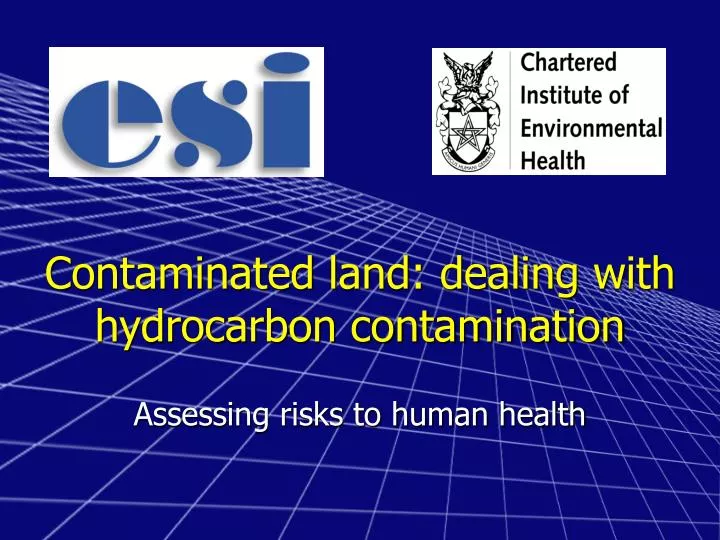 contaminated land dealing with hydrocarbon contamination