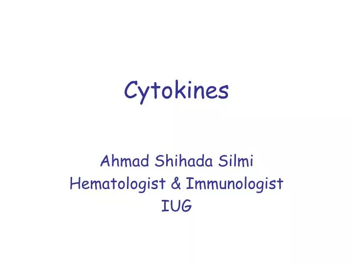 cytokines