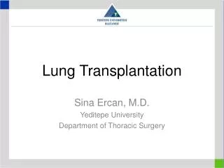 Lung Transplanta tion