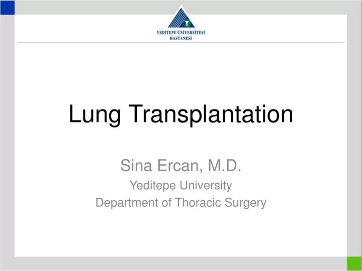 lung transplanta tion