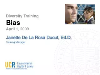 Diversity Training Bias April 1, 2009