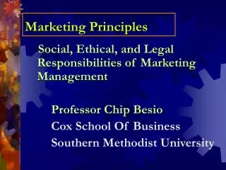 Marketing Principles