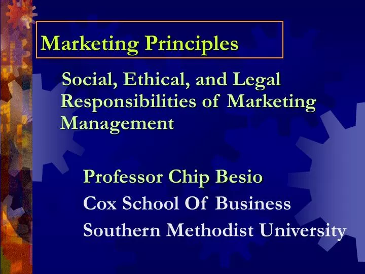 marketing principles