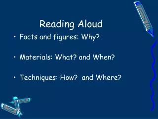 Reading Aloud