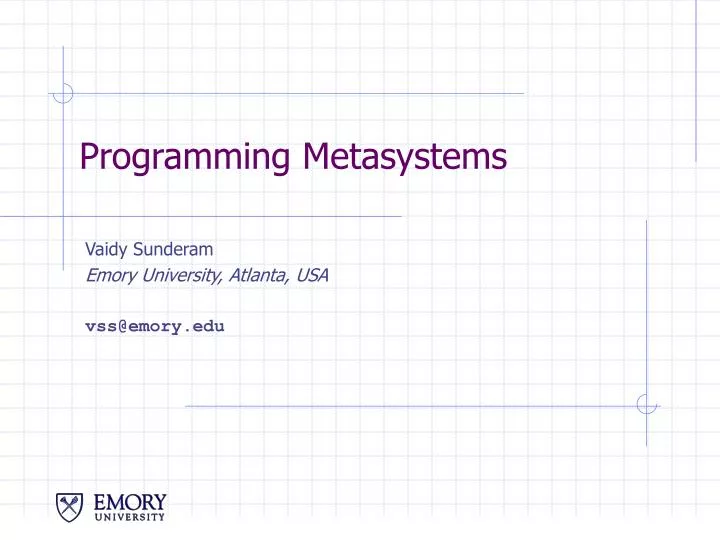 programming metasystems