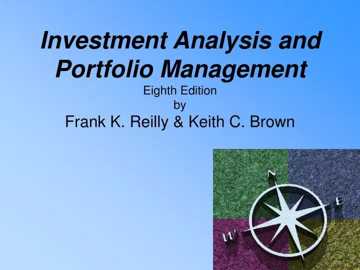 investment analysis and portfolio management eighth edition by frank k reilly keith c brown