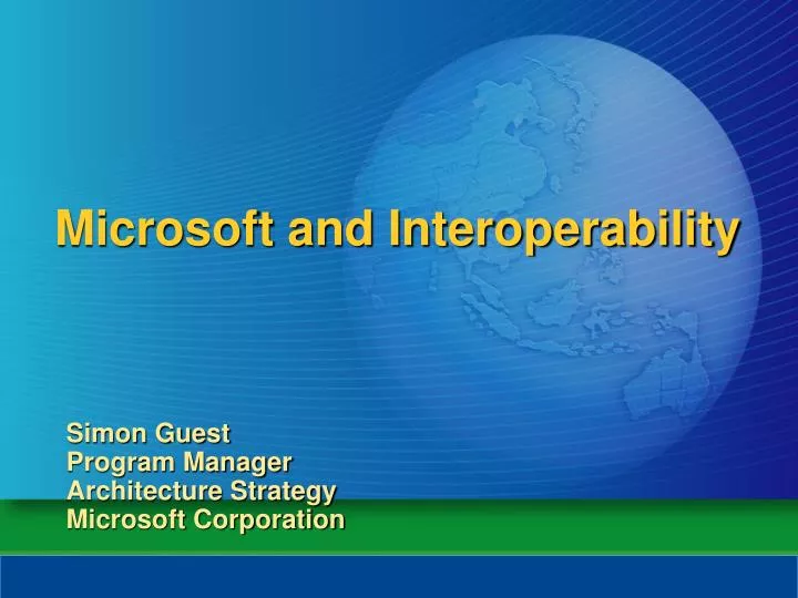 microsoft and interoperability