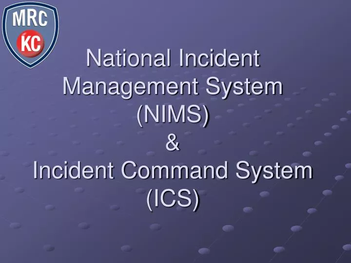 font size=4>Lesson 3: NIMS Management Characteristics</font>