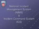 PPT - National Incident Management System (NIMS) Update PowerPoint ...