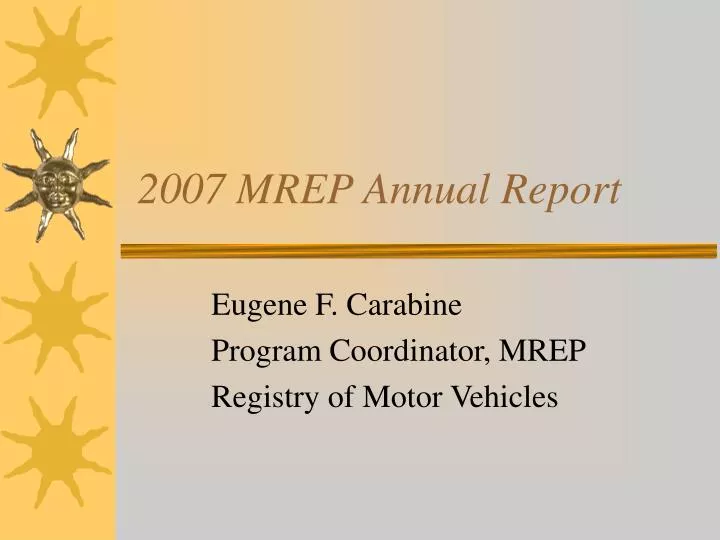 2007 mrep annual report