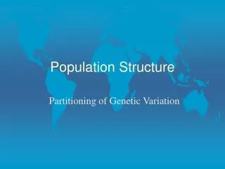 Population Structure