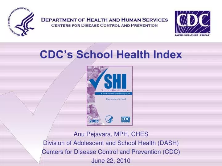 cdc s school health index