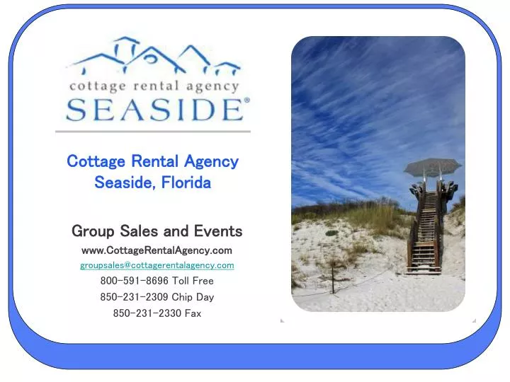 cottage rental agency seaside florida