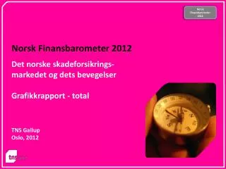 Norsk Finansbarometer 2012