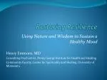 Restoring Resilience - slide 1