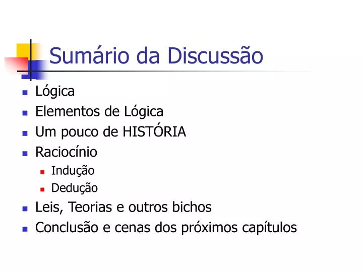 sum rio da discuss o