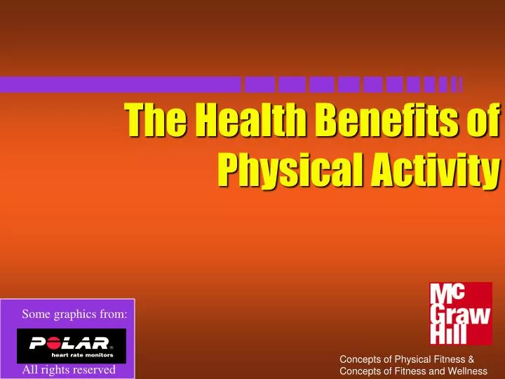 the health benefits of physical activity