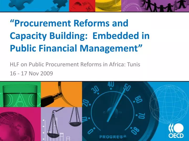procurement reforms and capacity building embedded in public financial management