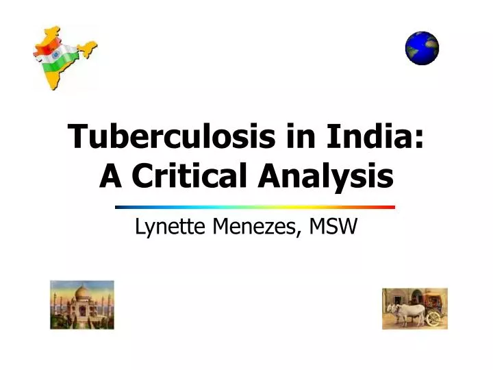 tuberculosis in india a critical analysis