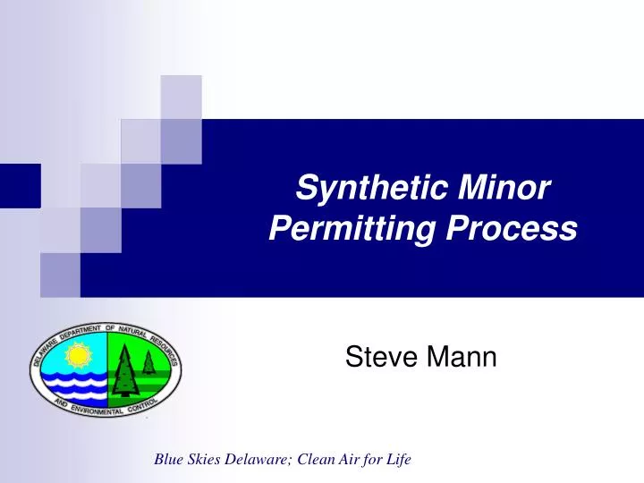 synthetic minor permitting process
