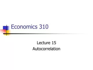 Economics 310