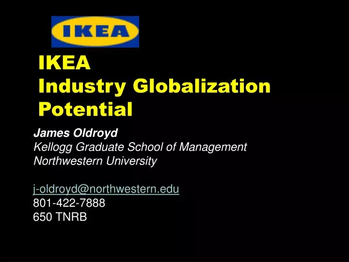 ikea industry globalization potential