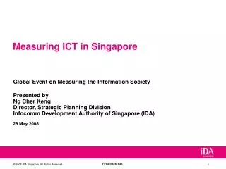 Measuring ICT in Singapore