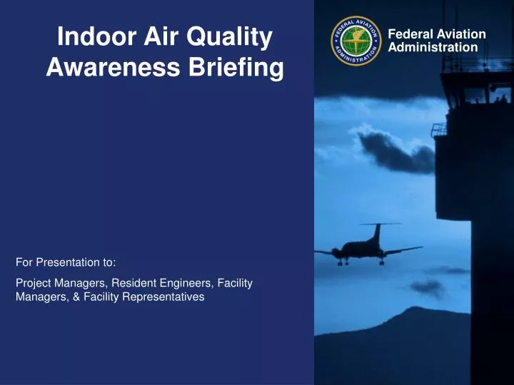 indoor air quality awareness briefing