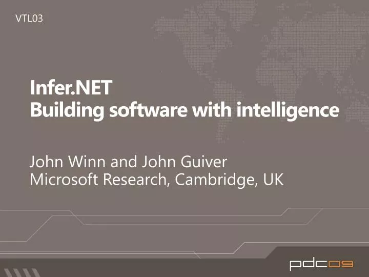 infer net building software with intelligence