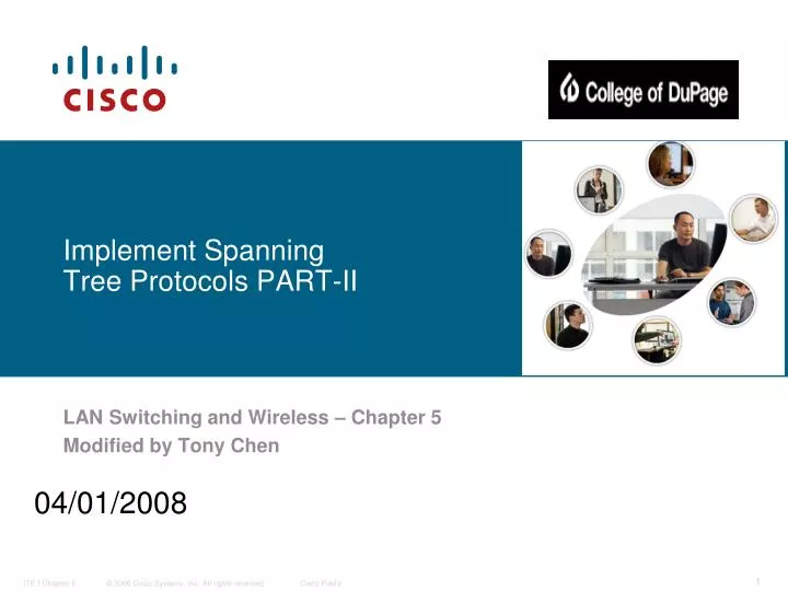 implement spanning tree protocols part ii