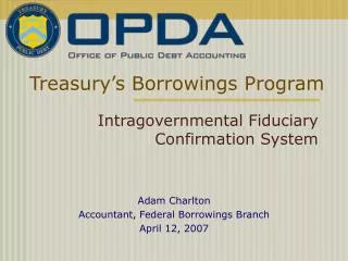 Treasury’s Borrowings Program