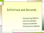 Infinitives and Gerunds - slide 1