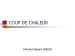 COUP DE CHALEUR - slide 1