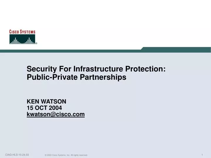 security for infrastructure protection public private partnerships